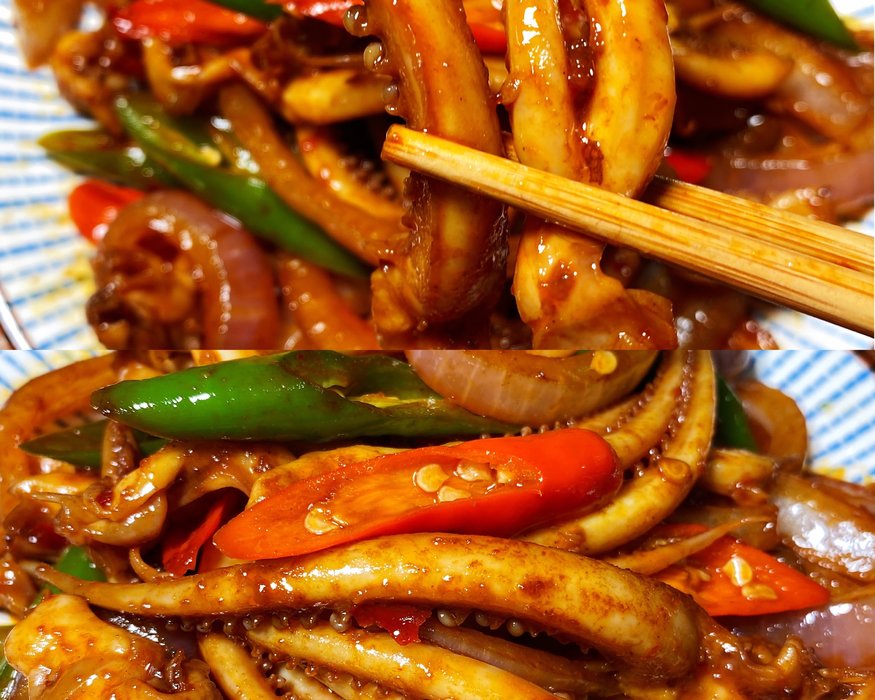 比饭店好吃的爆炒鱿鱼🦑