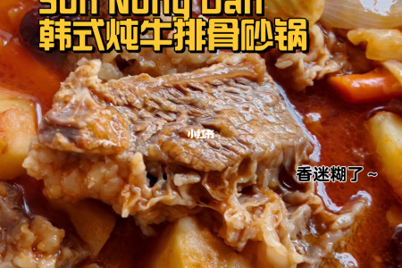 韩式炖牛排骨