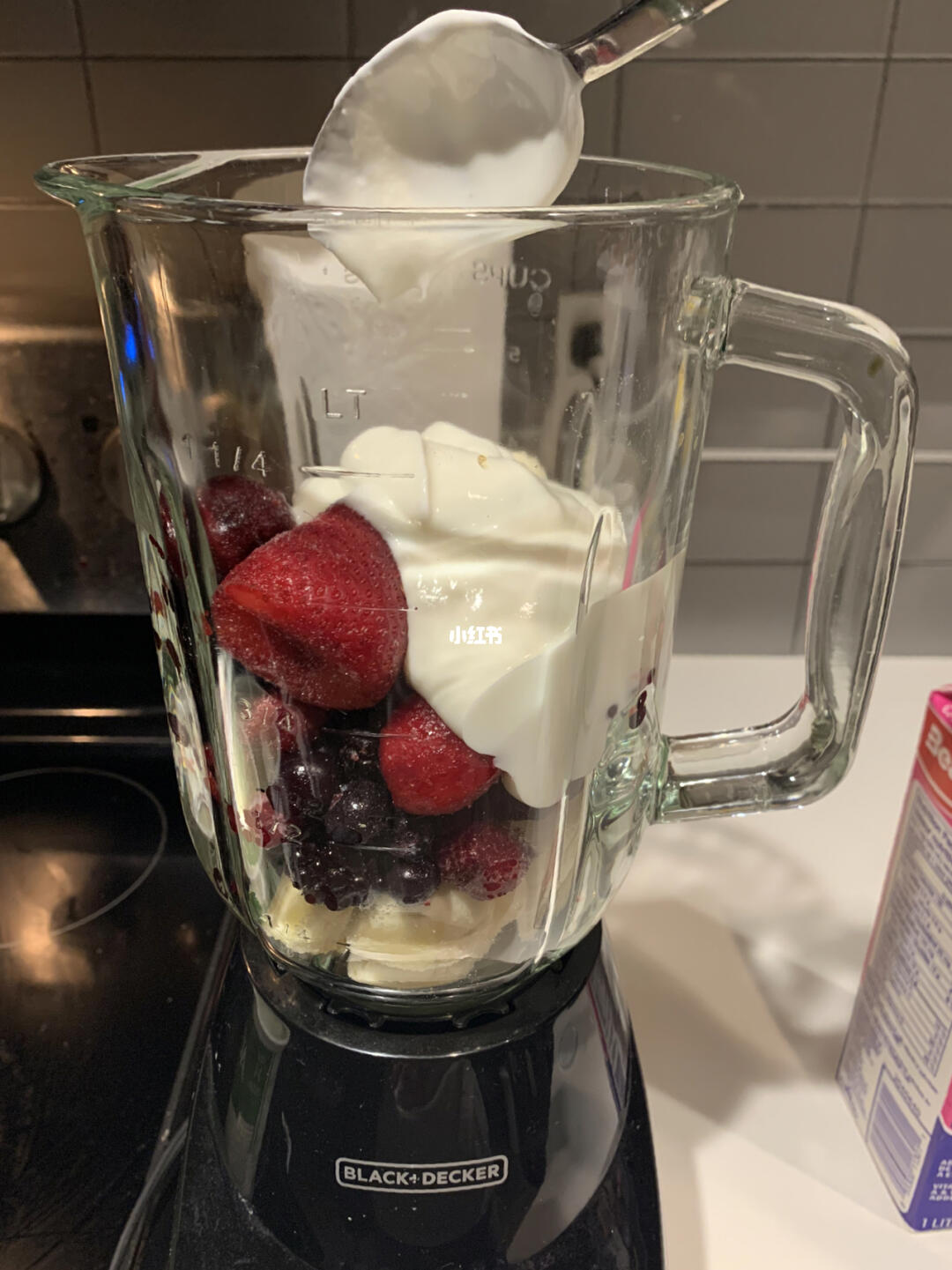 莓果奶昔